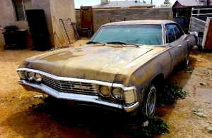 Our 1967 Impala ready for some tender restoration