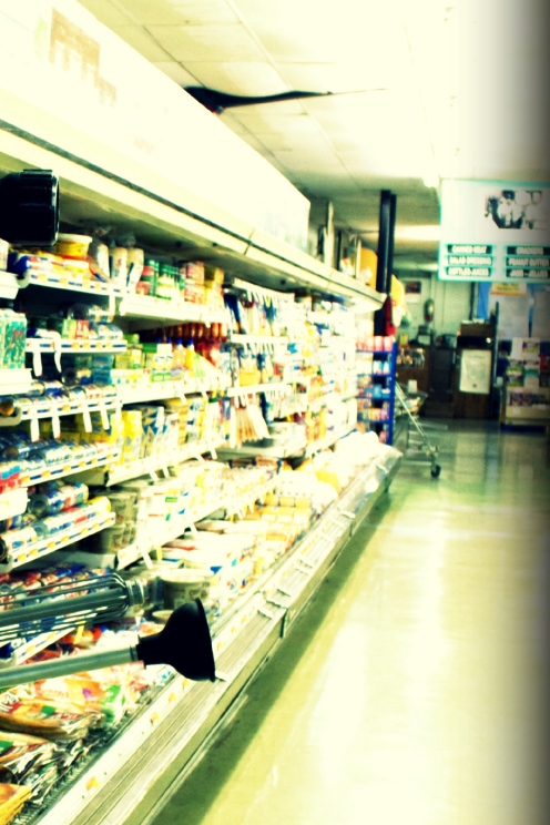 Just an average store dairy isle - overexposed